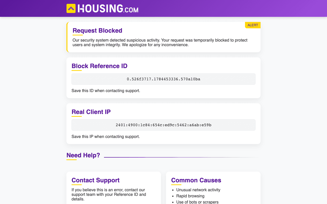 Housing.com website screenshot